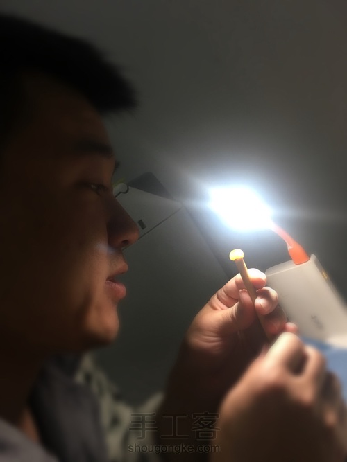 手工蜜蜡戒指制作教程 第4步