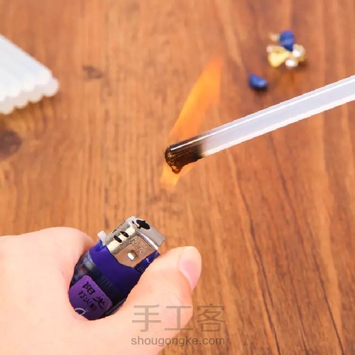 手工蜜蜡戒指制作教程 第3步