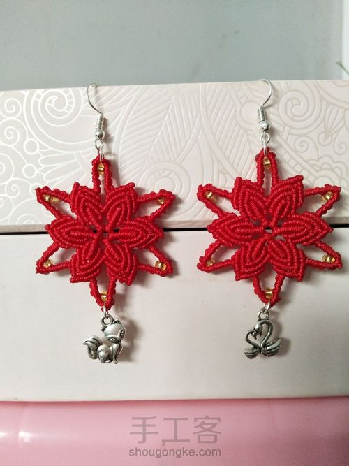 六芒星耳坠教程 第15步