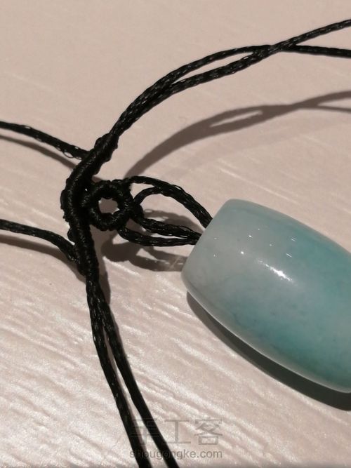 炫彩蝴蝶编织教程—桶珠款 第3步