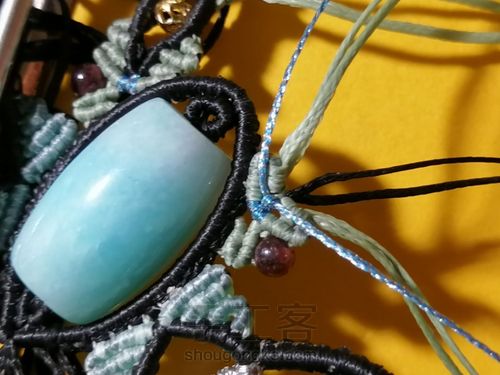 炫彩蝴蝶编织教程—桶珠款 第77步