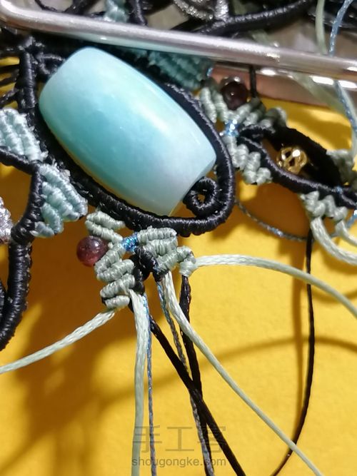 炫彩蝴蝶编织教程—桶珠款 第81步