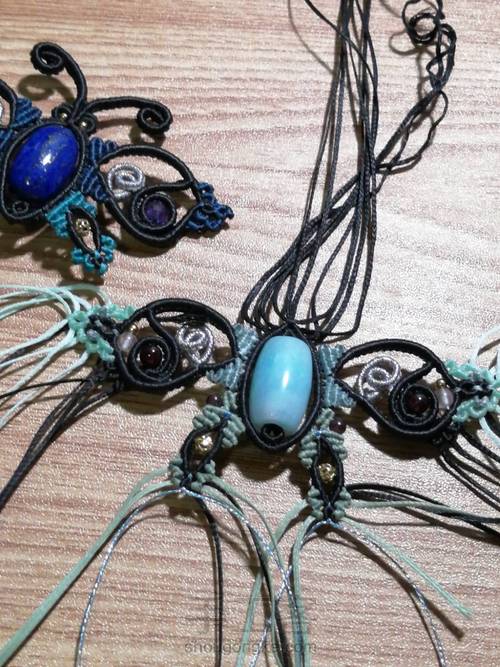 炫彩蝴蝶编织教程—桶珠款 第94步