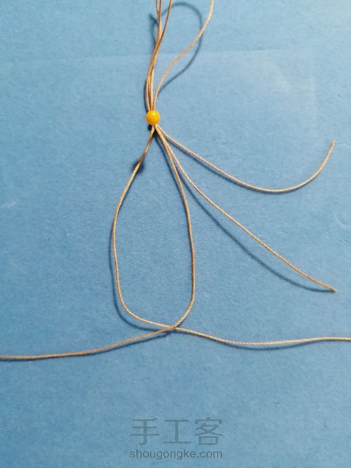 圈圈圆圆—手绳款 第1步