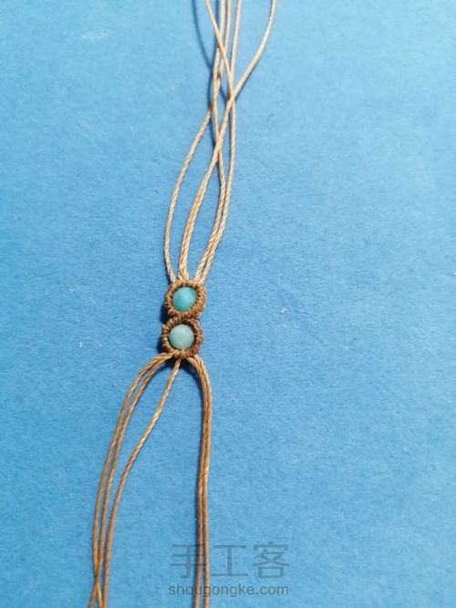 圈圈圆圆—手绳款 第10步