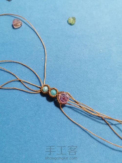 圈圈圆圆—手绳款 第12步