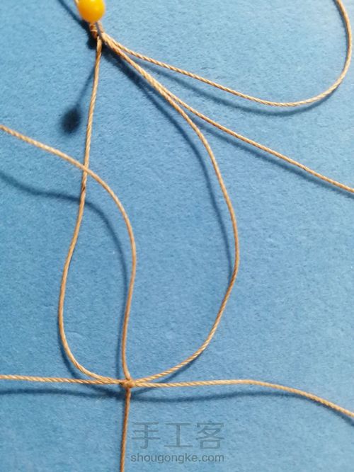 圈圈圆圆—手绳款 第2步