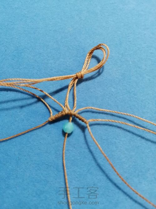 圈圈圆圆—手绳款 第5步