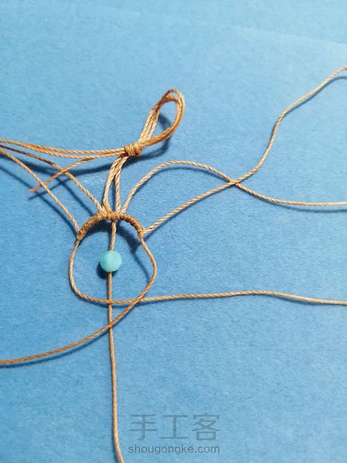圈圈圆圆—手绳款 第6步