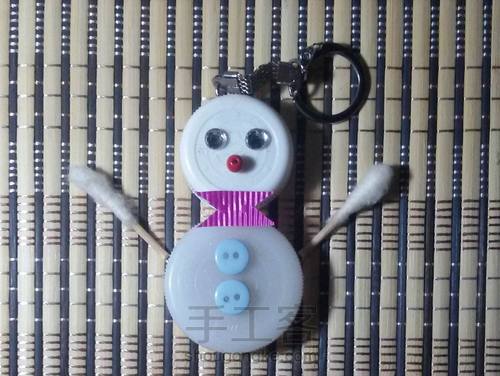 瓶盖雪人 第7步