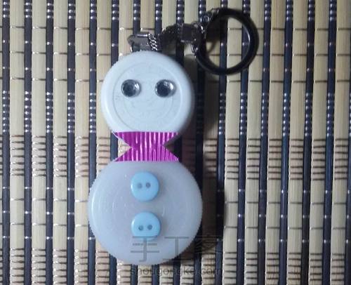 瓶盖雪人 第5步