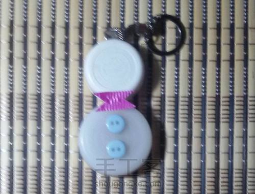 瓶盖雪人 第4步