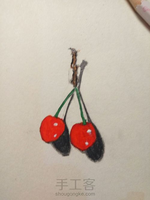 [立体系列]可爱的小樱桃 第10步