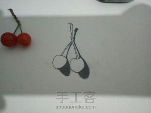 [立体系列]可爱的小樱桃 第2步