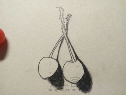 [立体系列]可爱的小樱桃 第3步