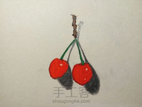 [立体系列]可爱的小樱桃 第8步