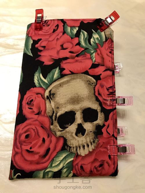 L型一片式口金手机袋 第10步