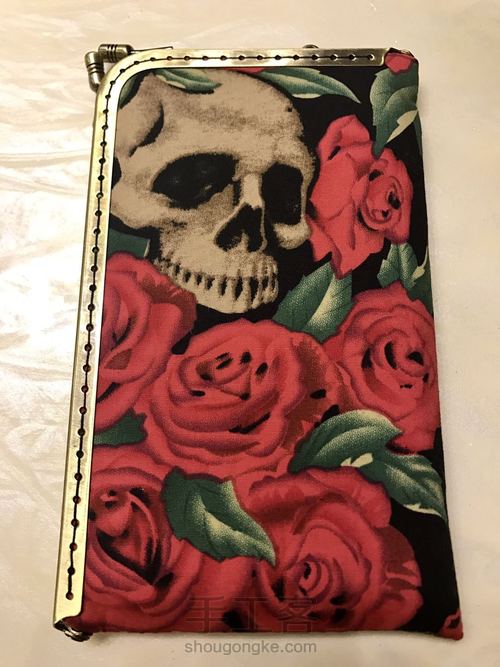 L型一片式口金手机袋 第14步