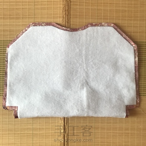 27㎝唇形口金包教程 第9步