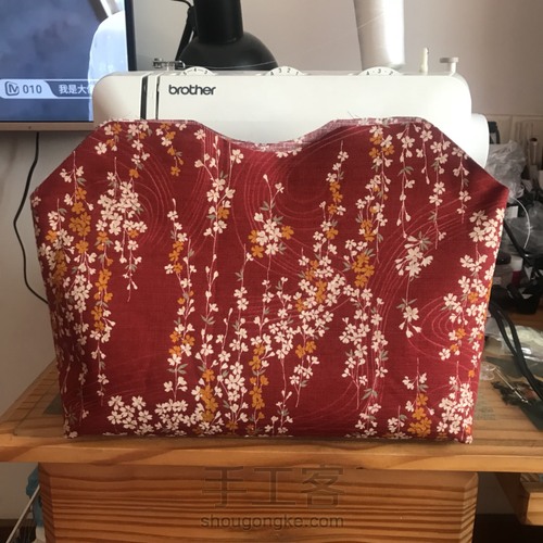 27㎝唇形口金包教程 第13步