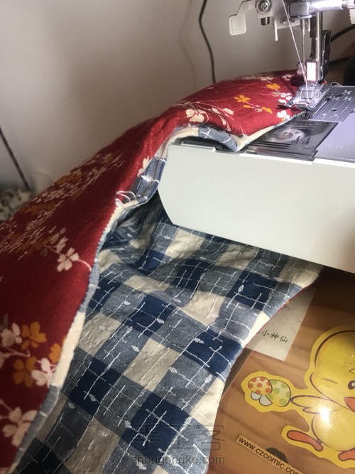 27㎝唇形口金包教程 第17步