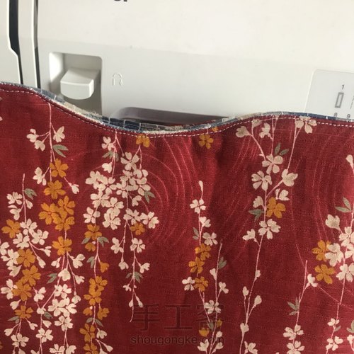 27㎝唇形口金包教程 第18步