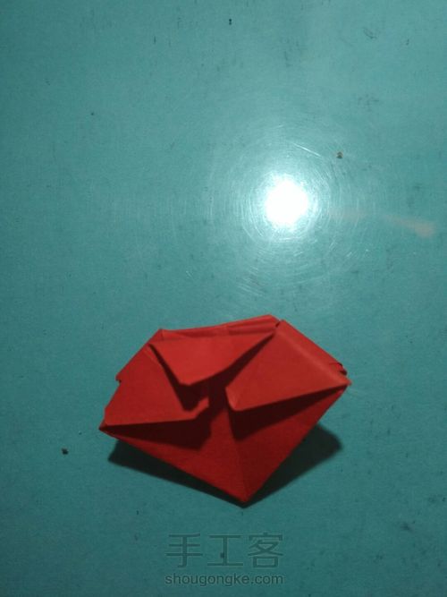 玫瑰花的折法 第11步