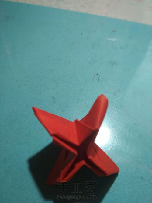 玫瑰花的折法 第12步