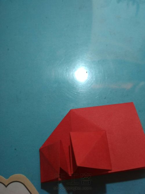 玫瑰花的折法 第5步