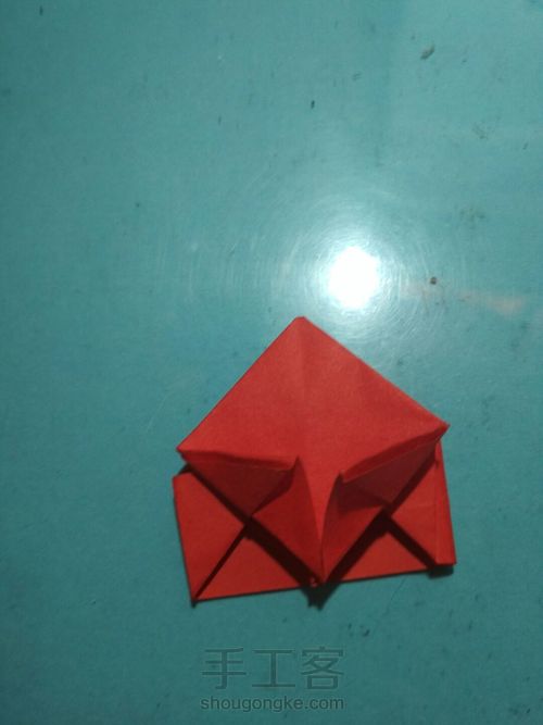 玫瑰花的折法 第9步