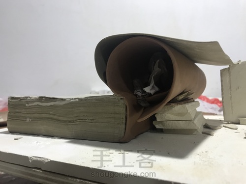 用泥巴制作一本“书” 第15步