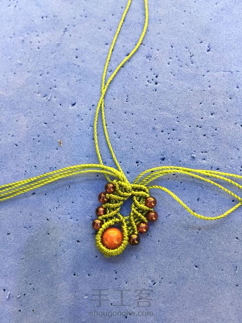 精致的耳坠（仿外网） 第12步