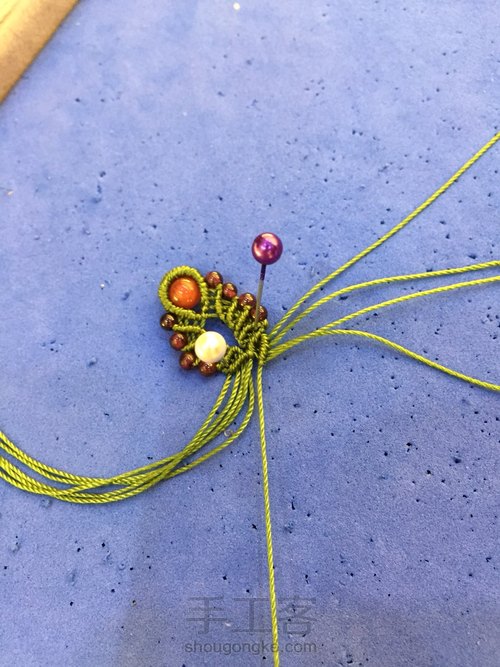 精致的耳坠（仿外网） 第14步