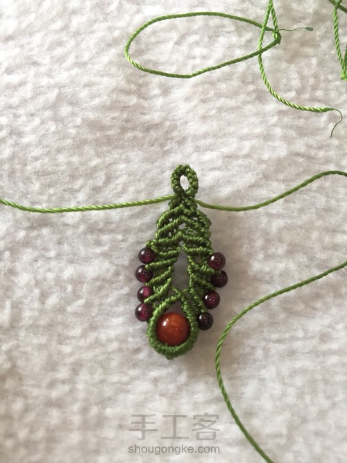 精致的耳坠(仿外网) 第21步