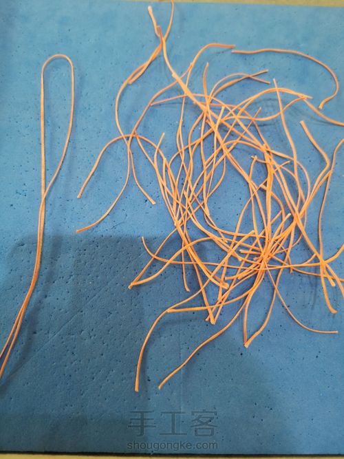 超节约用线的扣头 第2步