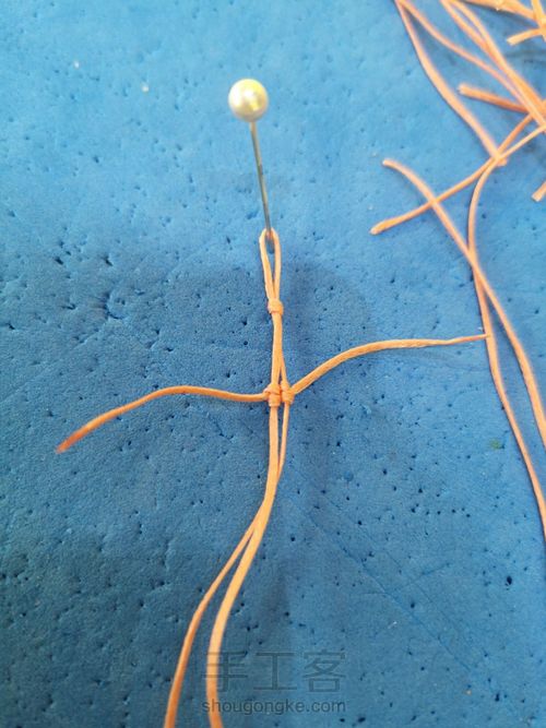 超节约用线的扣头 第4步