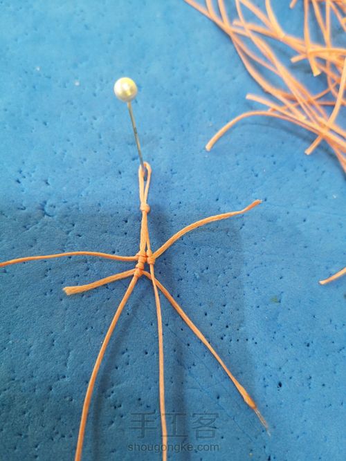 超节约用线的扣头 第5步