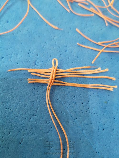 超节约用线的扣头 第6步