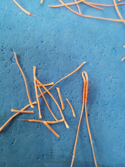 超节约用线的扣头 第7步