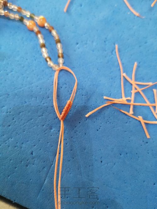 超节约用线的扣头 第8步