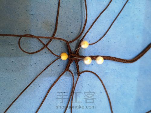 八股线篮子尾扣 第11步