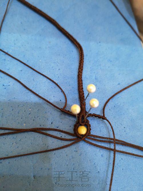 八股线篮子尾扣 第13步