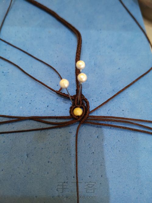 八股线篮子尾扣 第15步