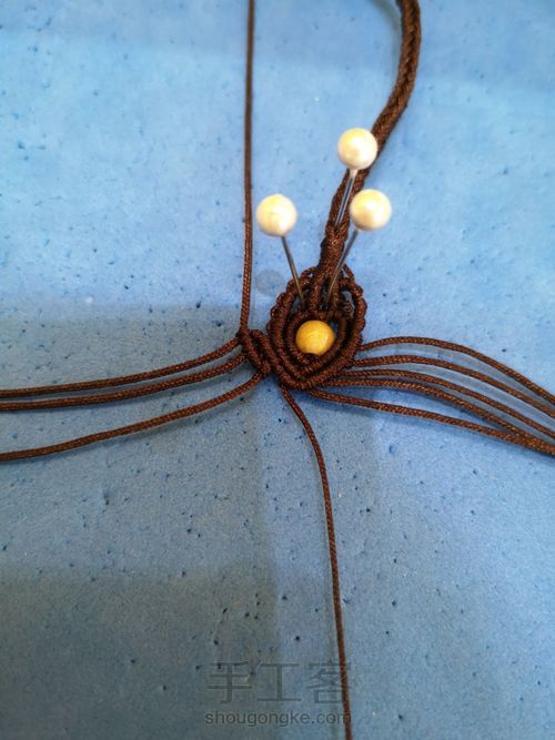 八股线篮子尾扣 第19步