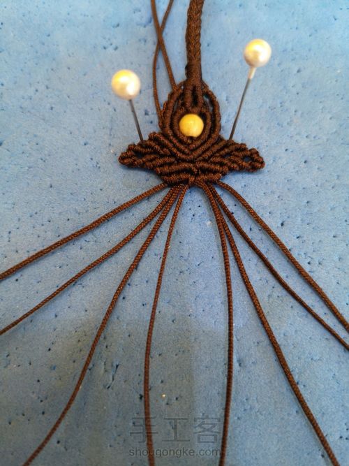 八股线篮子尾扣 第27步