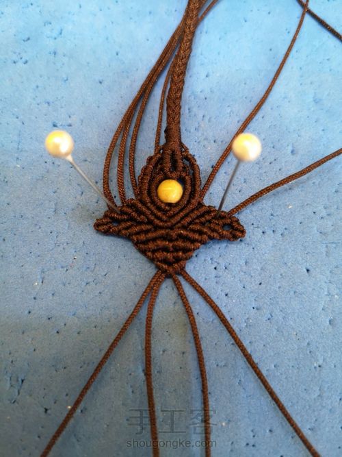 八股线篮子尾扣 第29步