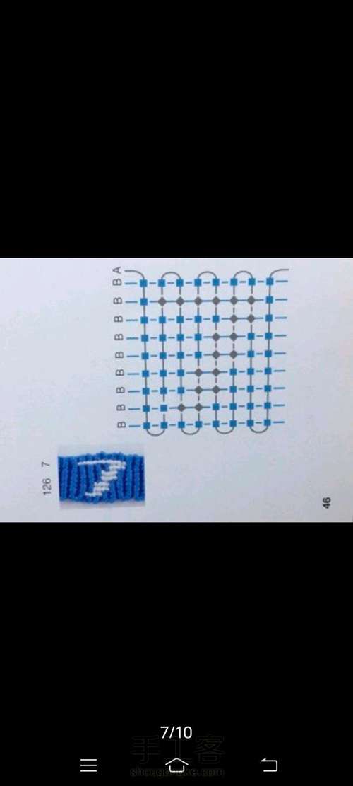 数字的排线图，转自结艺网。 第4步