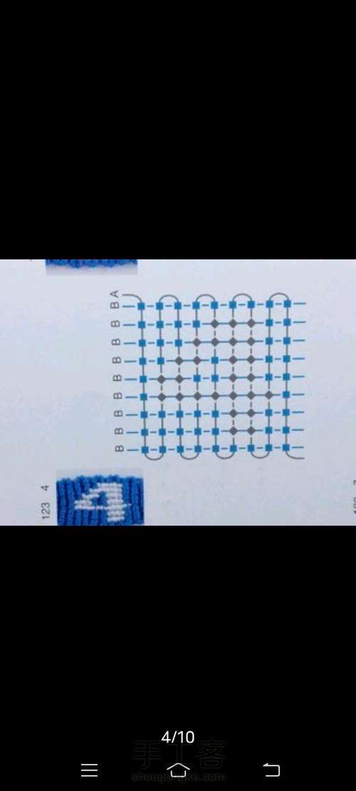 数字的排线图，转自结艺网。 第7步