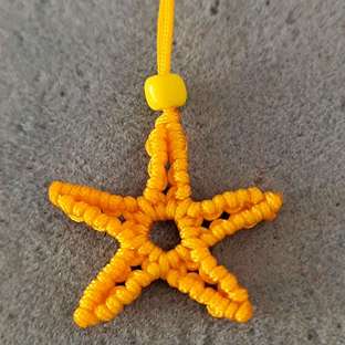 五角星编织过程