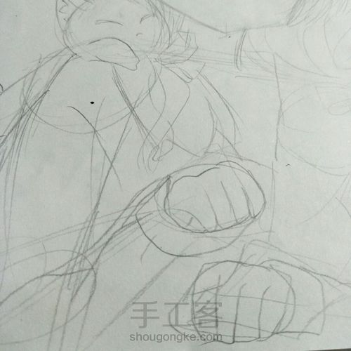 漫画女孩手绘教程 第14步